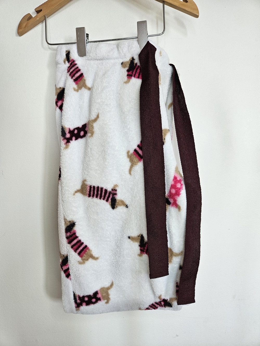 ​Ardene Dachshund Wiener Dog Fleece Pajama Pants Small🔥